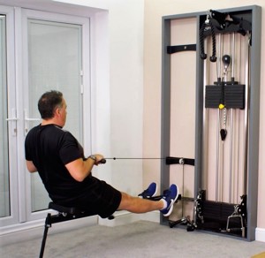 Home Gym Cable Seated Row Sq